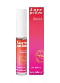 Возбуждающий блеск для губ Love Potion - 8 мл. - Love to Love - купить с доставкой в Якутске