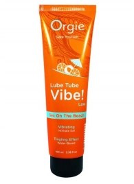 Гель с эффектом вибрации Lube Tube Vibe Low Sex On The Beach - 100 мл. - ORGIE - купить с доставкой в Якутске