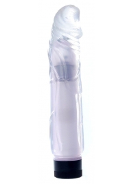 Прозрачный вибратор Juicy Jelly - 22 см. - Boys of Toys