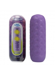 Фиолетовый мастурбатор Venus-X Twin balls - Baile - в Якутске купить с доставкой
