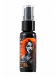 Гель с эффектом вибрации Volcano Of Passion со вкусом вишни - 25 мл. - Erotist Lubricants - купить с доставкой в Якутске