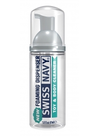 Очищающая пенка для игрушек и тела Toy   Body Cleaner Foamer - 47 мл. - Swiss navy - купить с доставкой в Якутске