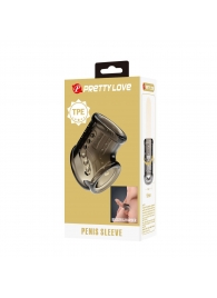 Дымчатая насадка на пенис и мошонку - Baile - в Якутске купить с доставкой