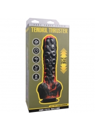 Черно-красная мини-машина на присоске Tendril Thruster - 21,6 см. - Doc Johnson - купить с доставкой в Якутске
