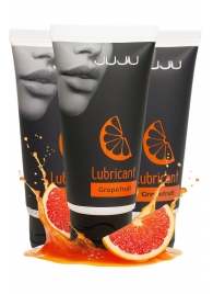 Набор из 3 съедобных лубрикантов JUJU со вкусом грейпфрута - JuJu - купить с доставкой в Якутске Набор из 3 съедобных лубрикантов JUJU со вкусом грейпфрута - JuJu - купить с доставкой в Якутске