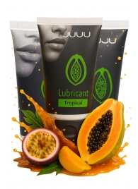 Набор из 3 съедобных лубрикантов JUJU со вкусом тропических фруктов - JuJu - купить с доставкой в Якутске Набор из 3 съедобных лубрикантов JUJU со вкусом тропических фруктов - JuJu - купить с доставкой в Якутске