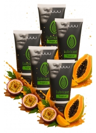 Набор из 5 съедобных лубрикантов JUJU со вкусом тропических фруктов - JuJu - купить с доставкой в Якутске Набор из 5 съедобных лубрикантов JUJU со вкусом тропических фруктов - JuJu - купить с доставкой в Якутске
