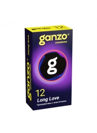 Презервативы с анестетиком для продления удовольствия Ganzo Long Love - 12 шт. - Ganzo - купить с доставкой в Якутске