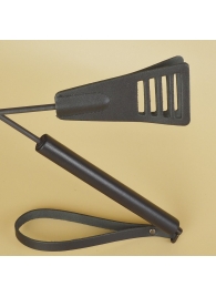 Черный кожаный стек «Сириус» - 60 см. - Sitabella - купить с доставкой в Якутске