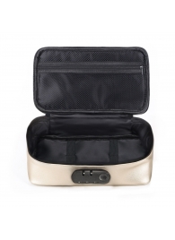 Золотистая сумочка для хранения игрушек Discreet Box - Dorcel - купить с доставкой в Якутске