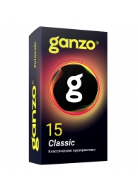 Классические презервативы с обильной смазкой Ganzo Classic - 15 шт. - Ganzo - купить с доставкой в Якутске