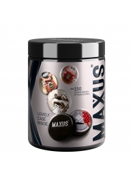 Черные утолщенные презервативы MAXUS Extra Strong с железным кейсом - 15 шт. - Maxus - купить с доставкой в Якутске