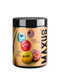 Точечные презервативы MAXUS 2000 Amazing Dots с железным кейсом - 15 шт. - Maxus - купить с доставкой в Якутске