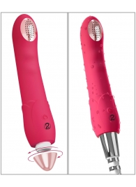 Малиновая насадка на душ с вибрацией Showers to orgasm - 20,1 см. - Orion - купить с доставкой в Якутске