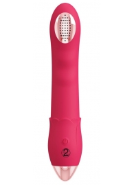 Малиновая насадка на душ с вибрацией Showers to orgasm - 20,1 см. - Orion - купить с доставкой в Якутске