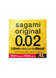 Презерватив увеличенного размера Sagami Original 0.02 XL-size - 1 шт. - Sagami - купить с доставкой в Якутске