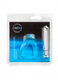 Голубая капа с вибропулей для оральных ласк - Erowoman-Eroman купить в Якутске с доставкой в Orgasmix.ru Голубая капа с вибропулей для оральных ласк - Erowoman-Eroman