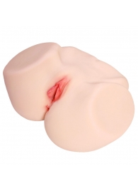 Мастурбатор-полуторс с двойным слоем материала и вибрацией Jenny Onahole Real Vagina - KOKOS - в Якутске купить с доставкой Мастурбатор-полуторс с двойным слоем материала и вибрацией Jenny Onahole Real Vagina - KOKOS - в Якутске купить с доставкой