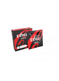 Презервативы с ароматом колы Expert Cola - 3 шт. - Expert - купить с доставкой в Якутске