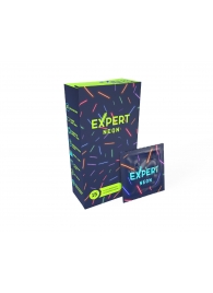 Светящиеся в темноте презервативы Expert Neon - 15 шт. - Expert - купить с доставкой в Якутске
