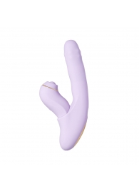 Сиреневый вибромассажер со съёмным клиторальным пульсатором DuoGlow - Svakom купить в Якутске с доставкой в Orgasmix.ru Сиреневый вибромассажер со съёмным клиторальным пульсатором DuoGlow - Svakom