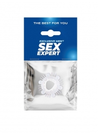 Стимулирующая насадка на пенис с несколькими видами рельефа - Sex Expert - в Якутске купить с доставкой