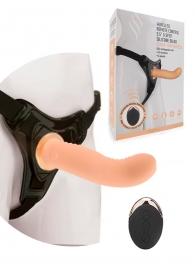 Женский вибрострапон со съемной насадкой и пультом ДУ - Erokay - купить с доставкой в Якутске