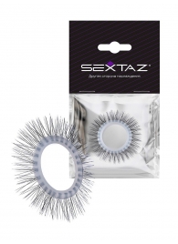 Круглое эрекционное кольцо с «ресничками» - Sextaz - в Якутске купить с доставкой