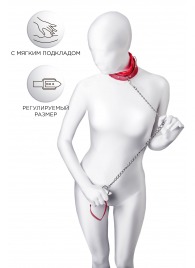 Красный ошейник с подкладкой из меха - ToyFa - купить с доставкой в Якутске
