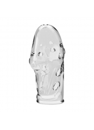 Прозрачная насадка на пенис Booker - 8 см. - Baile - в Якутске купить с доставкой