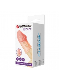 Телесная насадка на пенис Booker - 8 см. - Baile - в Якутске купить с доставкой