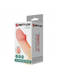 Телесная насадка на пенис Huel - 9 см. - Baile - в Якутске купить с доставкой