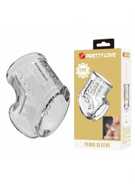 Прозрачная насадка на пенис и мошонку - Baile - в Якутске купить с доставкой