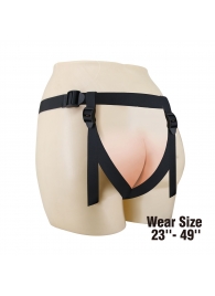 Черные трусики харнесс с платформой Caludio I - Baile - купить с доставкой в Якутске
