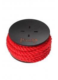 Красная веревка для шибари на катушке - 5 м. - Pecado - купить с доставкой в Якутске