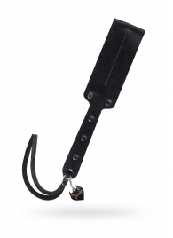 Черный кожаный пэддл - 32 см. - Pecado - купить с доставкой в Якутске