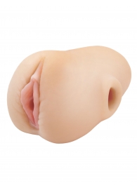 Телесный мастурбатор-вагина Pussy Pounder Squeeze Stroker - Pipedream - в Якутске купить с доставкой