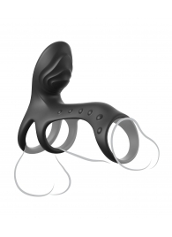 Черная насадка на пенис Ultimate Couples Cage Pro - Pipedream - в Якутске купить с доставкой