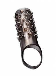 Дымчатая насадка на пенис с выпуклостями - 12 см. - Sex Expert - в Якутске купить с доставкой