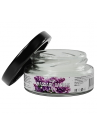 Массажная свеча «Сирень» - 50 мл. - SGAN - купить с доставкой в Якутске