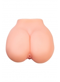 Реалистичный мастурбатор в форме попки с 2 любовными входами - No Name - в Якутске купить с доставкой