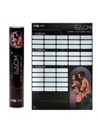 Плакат для двоих со скретч-слоем «БДСМ» - Сима-Ленд - купить с доставкой в Якутске