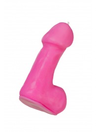 Розовая свеча в форме пениса - 47 гр. - Pecado - купить с доставкой в Якутске
