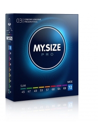 Презервативы MY.SIZE размер 72 - 3 шт. - My.Size - купить с доставкой в Якутске