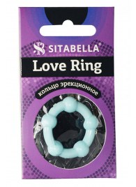 Цветное эрекционное кольцо Love Ring с бусинами - Sitabella - в Якутске купить с доставкой