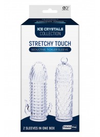 Набор из 2 прозрачных насадок на член Seductive Tickler Sleeves Set - NMC - в Якутске купить с доставкой