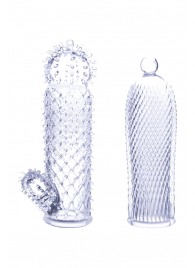 Набор из 2 прозрачных насадок на член Seductive Tickler Sleeves - NMC - в Якутске купить с доставкой