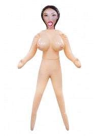 Телесная надувная секс-кукла с пышным бюстом - NMC - в Якутске купить с доставкой