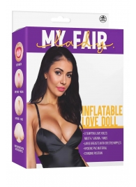 Телесная надувная секс-кукла с 3 любовными отверстиями - NMC - в Якутске купить с доставкой