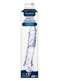 Прозрачная насадка-удлинитель Length Enhancer с подхватом - 22,3 см. - NMC - в Якутске купить с доставкой